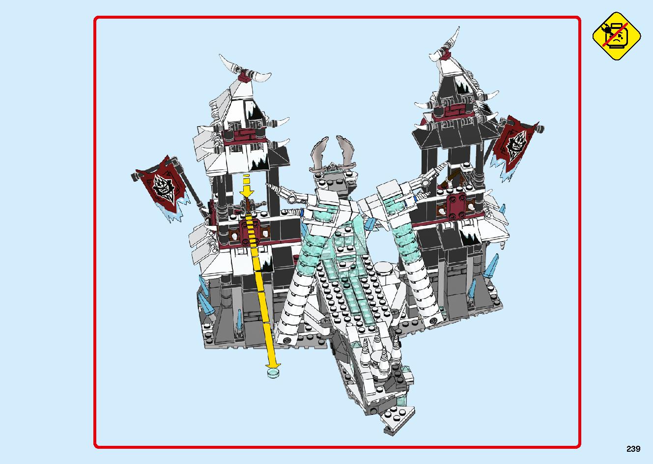 魔境のブリザード神殿 70678 レゴの商品情報 レゴの説明書・組立方法 239 page