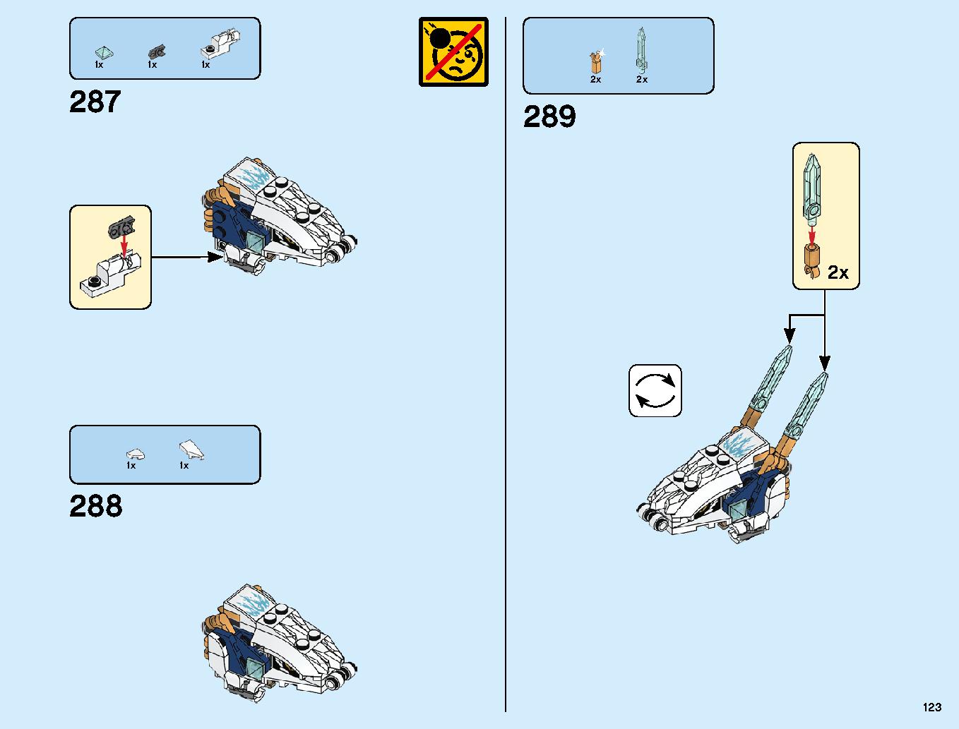 The Ultra Dragon 70679 LEGO information LEGO instructions 123 page