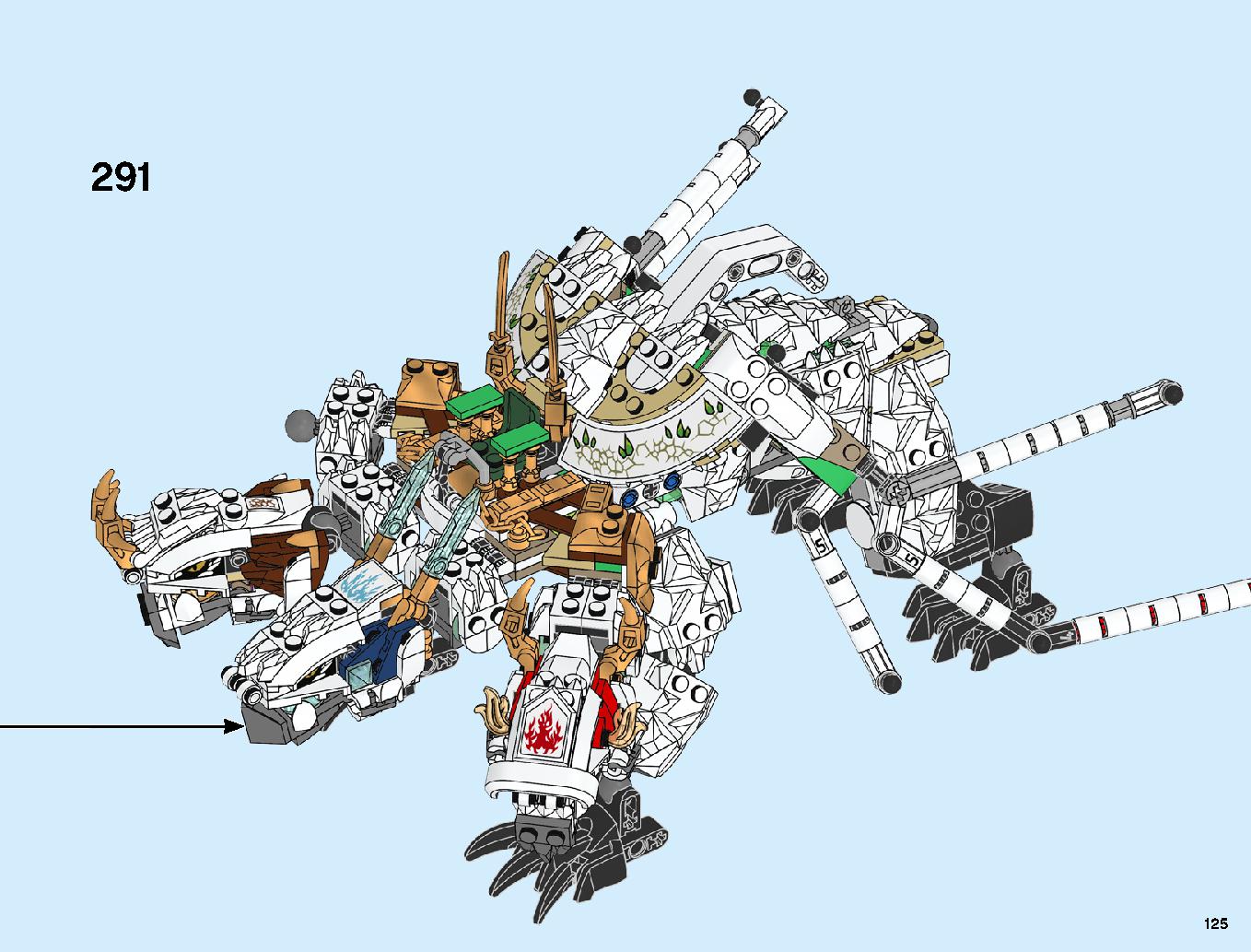 究極のウルトラ・ドラゴン：アルティメルス 70679 レゴの商品情報 レゴの説明書・組立方法 125 page