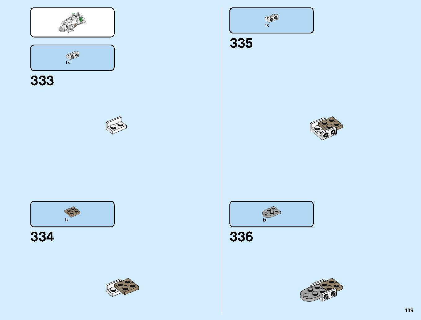 究極のウルトラ・ドラゴン：アルティメルス 70679 レゴの商品情報 レゴの説明書・組立方法 139 page