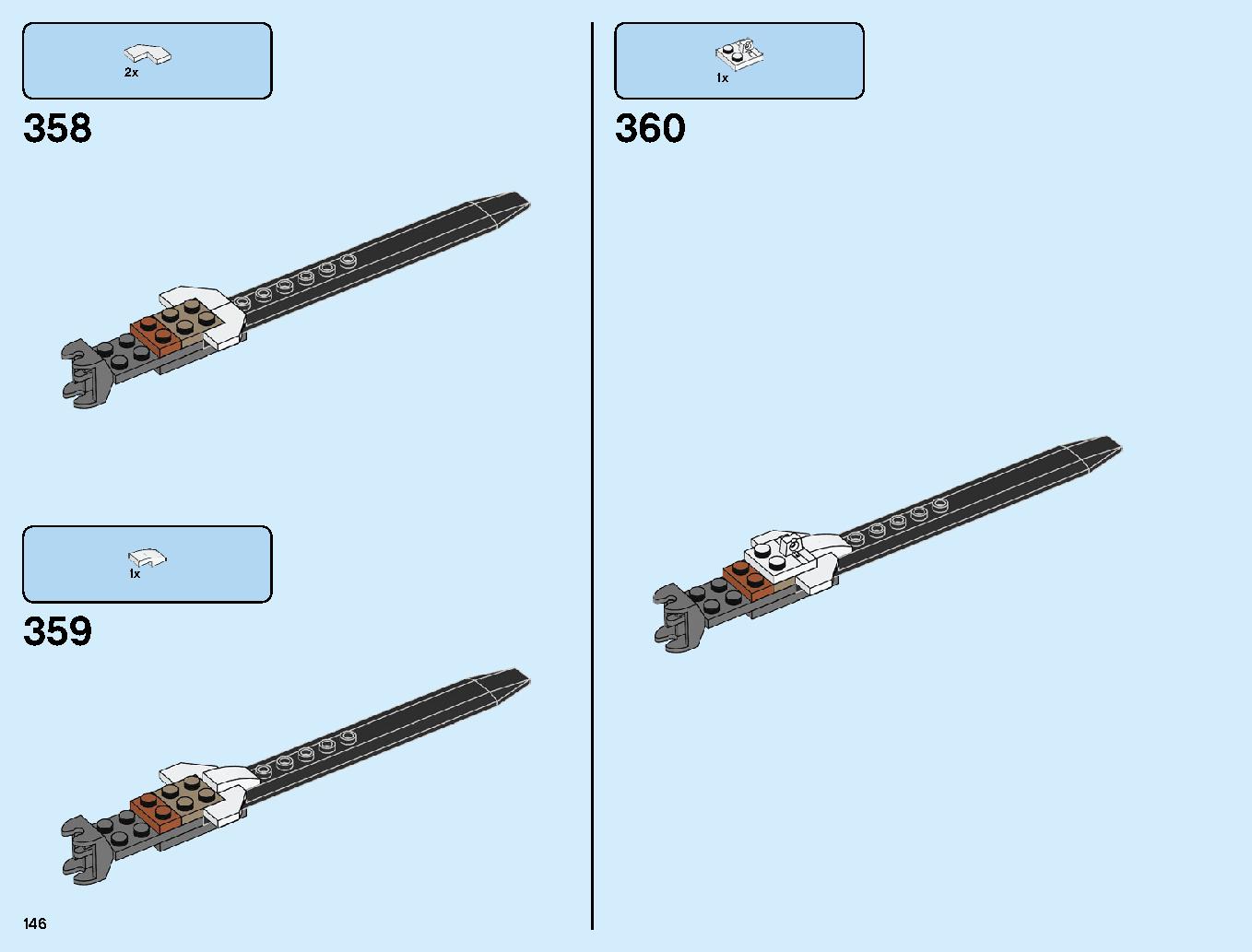 The Ultra Dragon 70679 LEGO information LEGO instructions 146 page