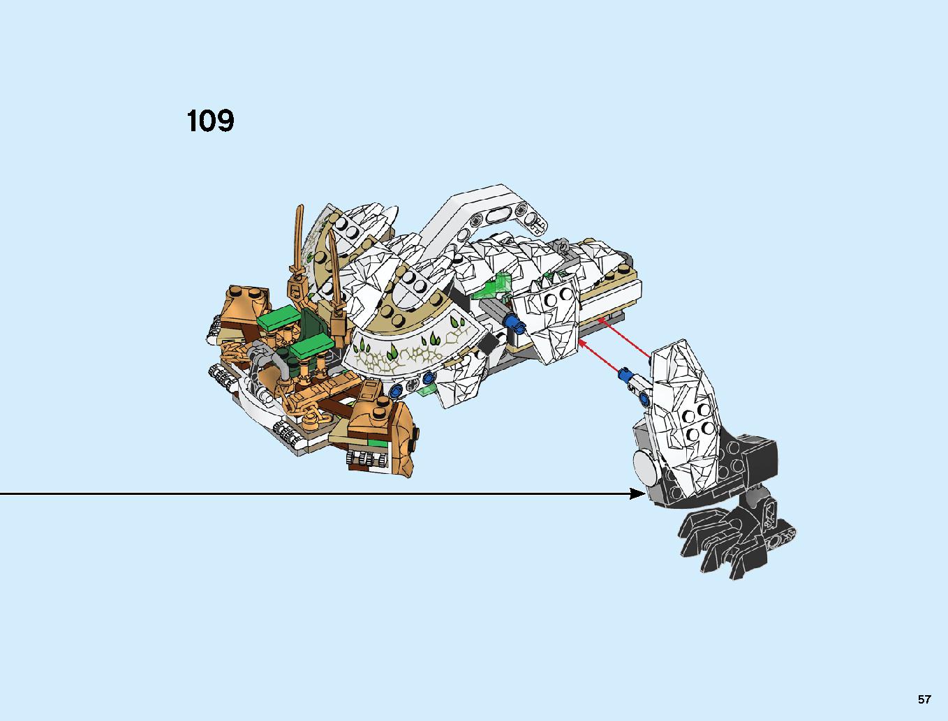 究極のウルトラ・ドラゴン：アルティメルス 70679 レゴの商品情報 レゴの説明書・組立方法 57 page