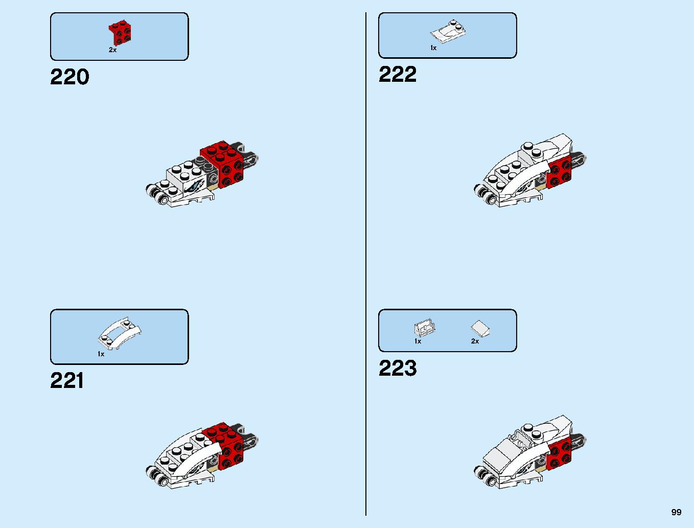 The Ultra Dragon 70679 LEGO information LEGO instructions 99 page