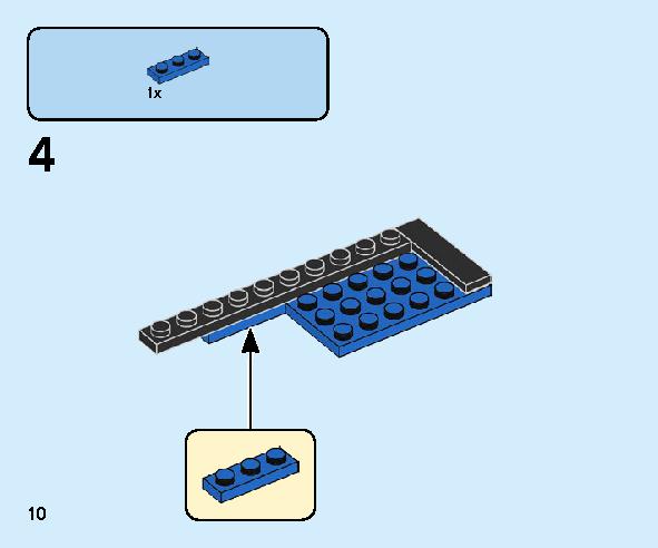 Spinjitzu Slam - Jay 70682 LEGO information LEGO instructions 10 page