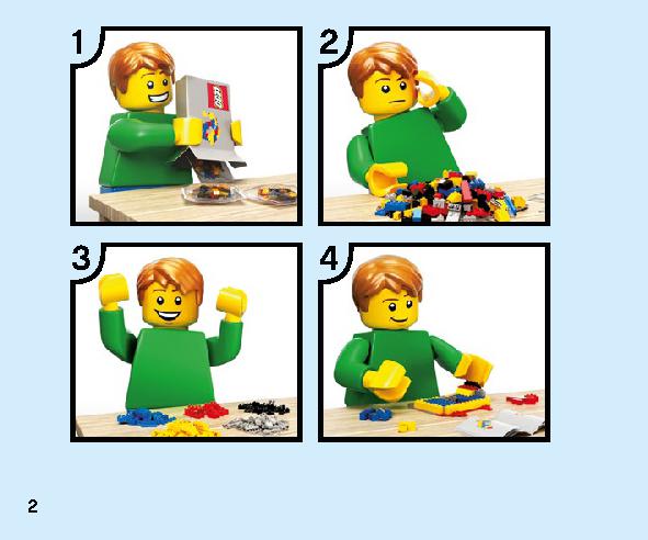 Spinjitzu Slam - Jay 70682 LEGO information LEGO instructions 2 page