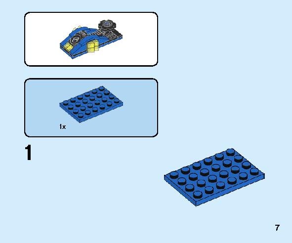 Spinjitzu Slam - Jay 70682 LEGO information LEGO instructions 7 page