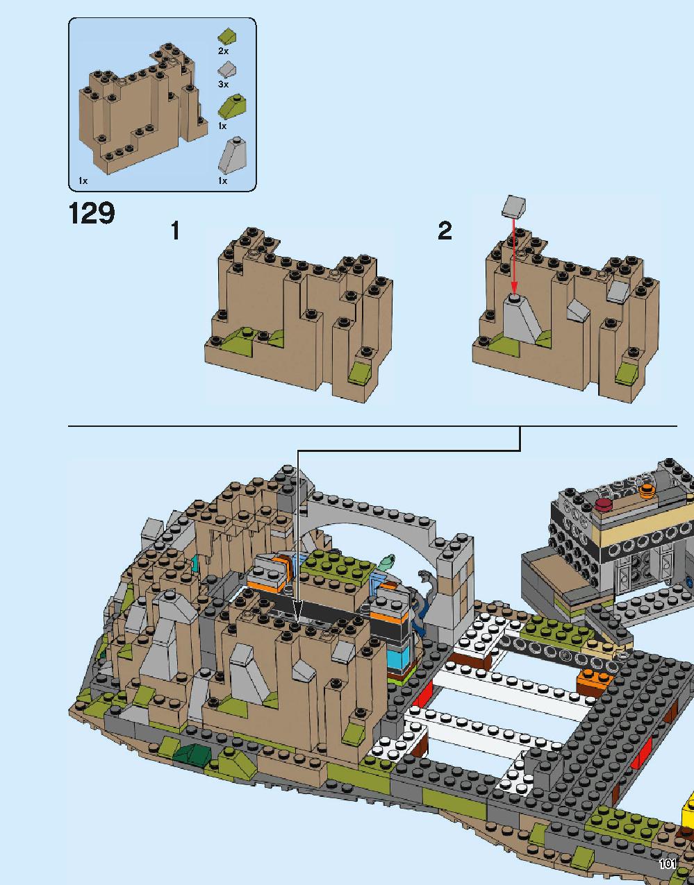 Hogwarts Castle 71043 LEGO information LEGO instructions 101 page