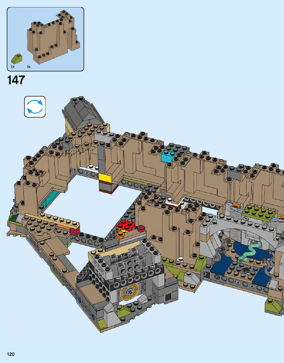 ホグワーツ城 71043 レゴの商品情報 レゴの説明書・組立方法 120 page