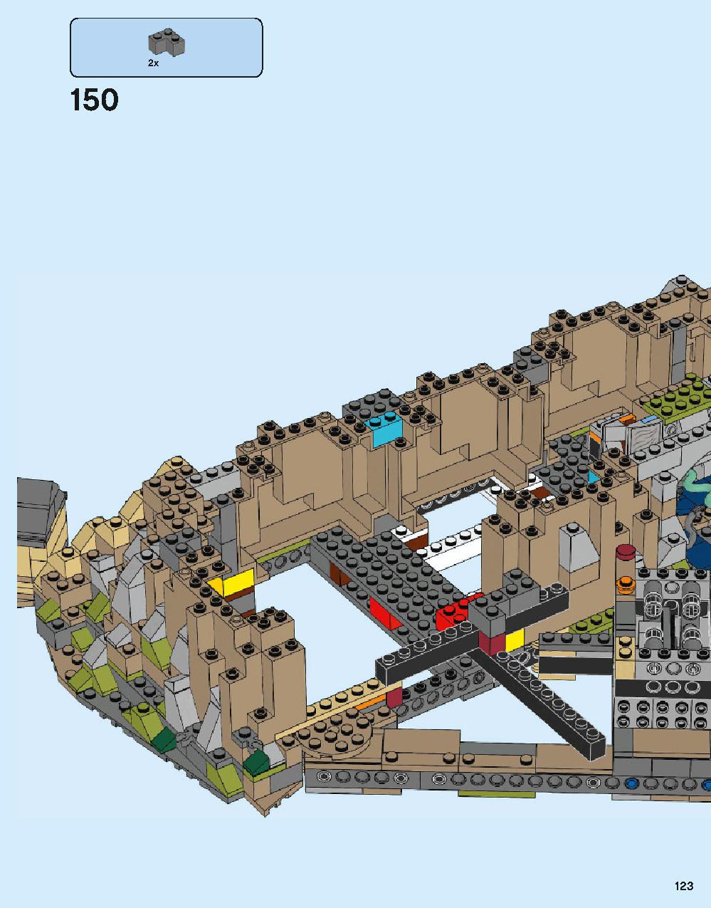 ホグワーツ城 71043 レゴの商品情報 レゴの説明書・組立方法 123 page