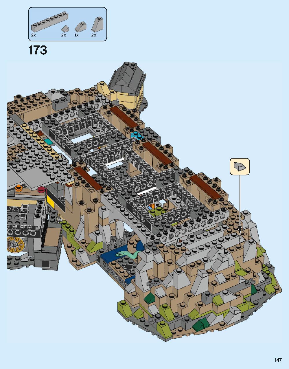 Hogwarts Castle 71043 LEGO information LEGO instructions 147 page
