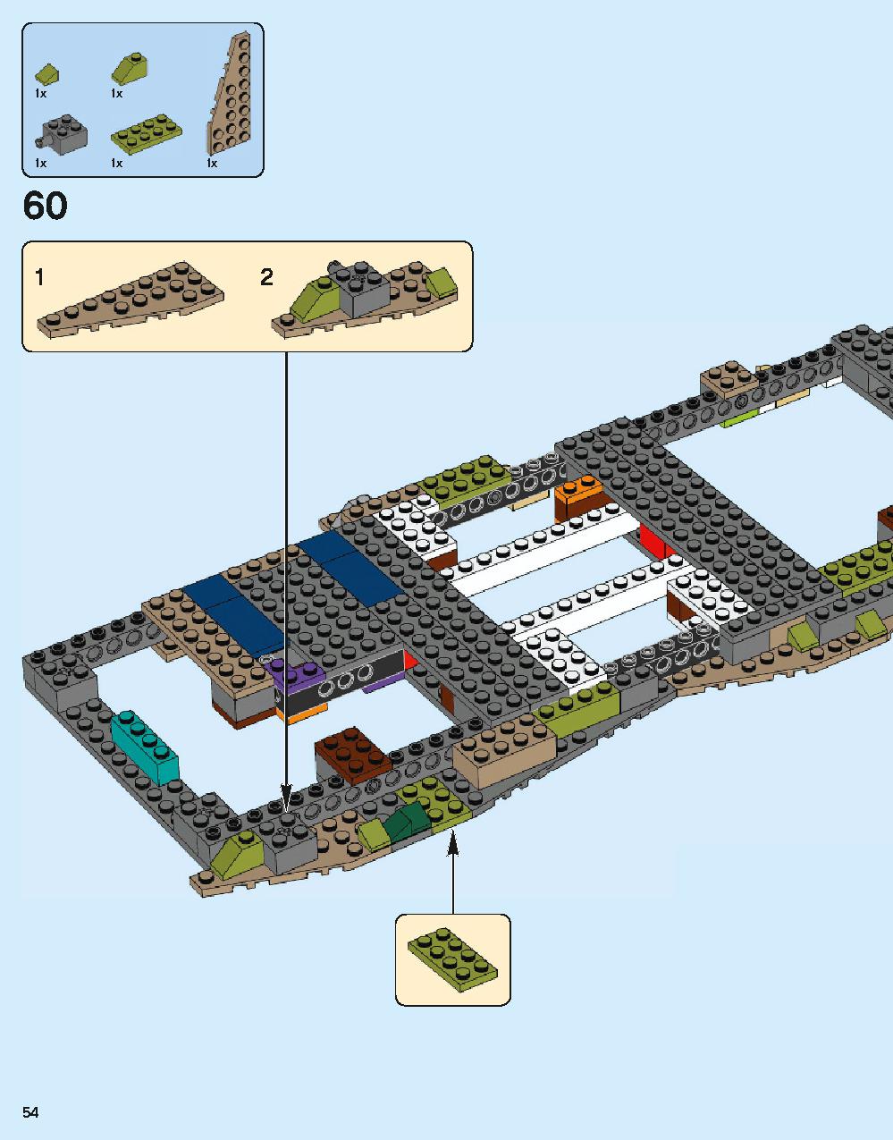 Hogwarts Castle 71043 LEGO information LEGO instructions 54 page