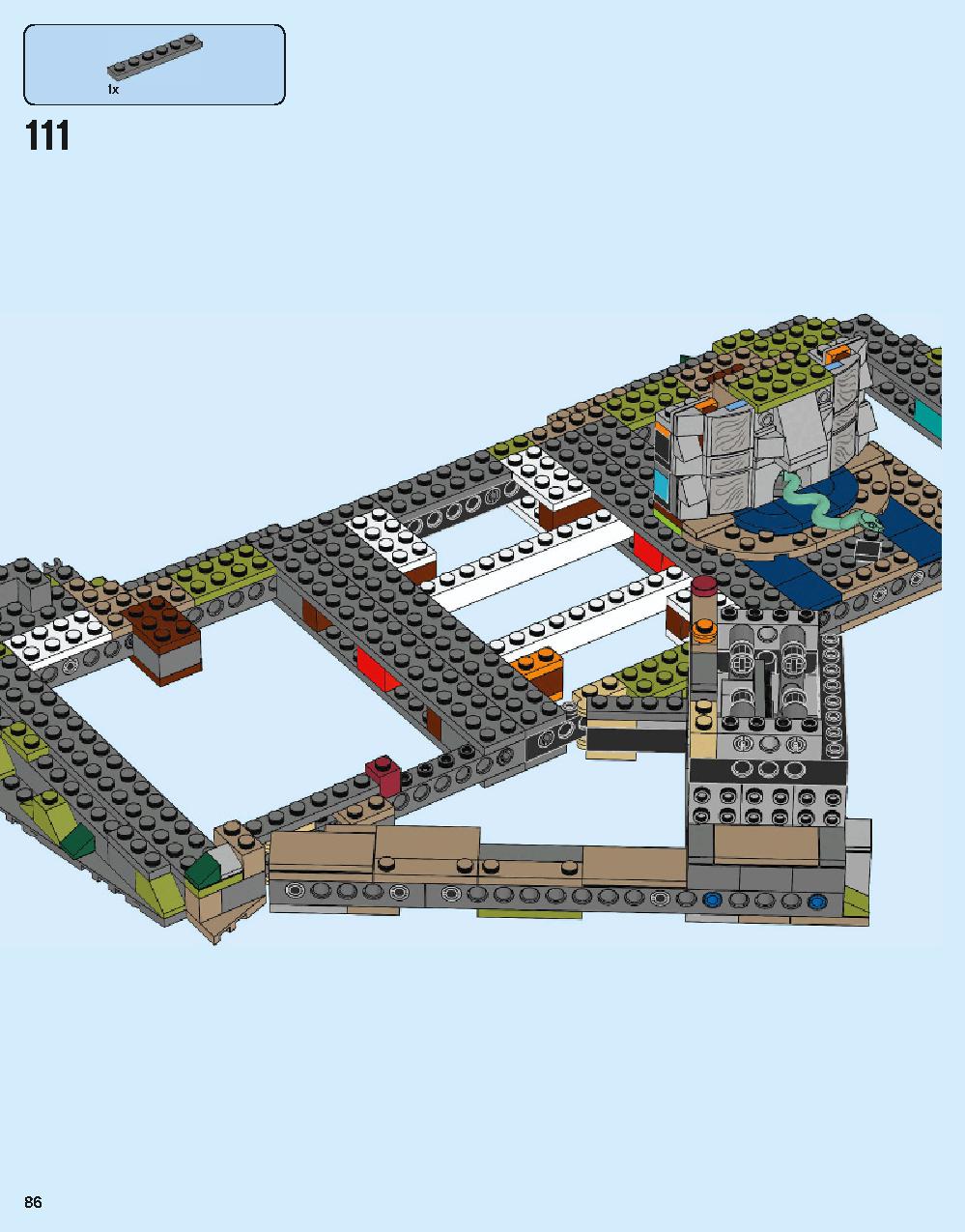 ホグワーツ城 71043 レゴの商品情報 レゴの説明書・組立方法 86 page