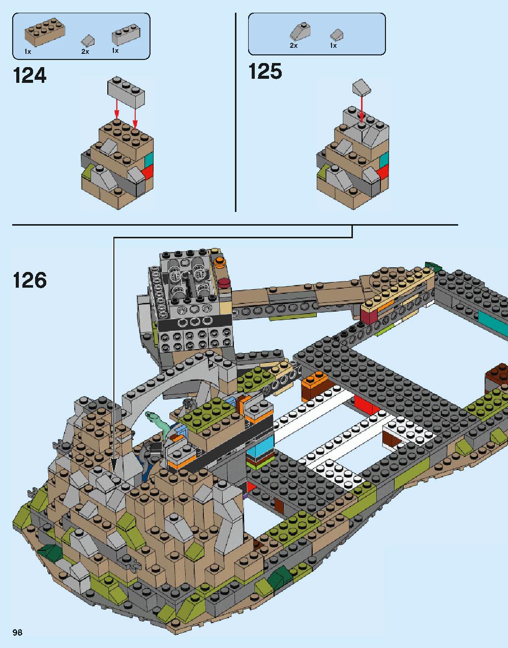 Hogwarts Castle 71043 LEGO information LEGO instructions 98 page