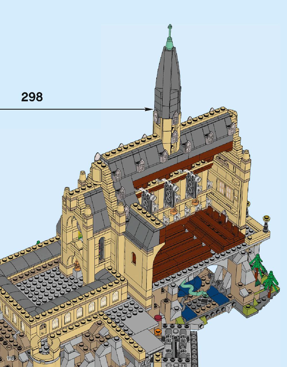 Hogwarts Castle 71043 LEGO information LEGO instructions 118 page