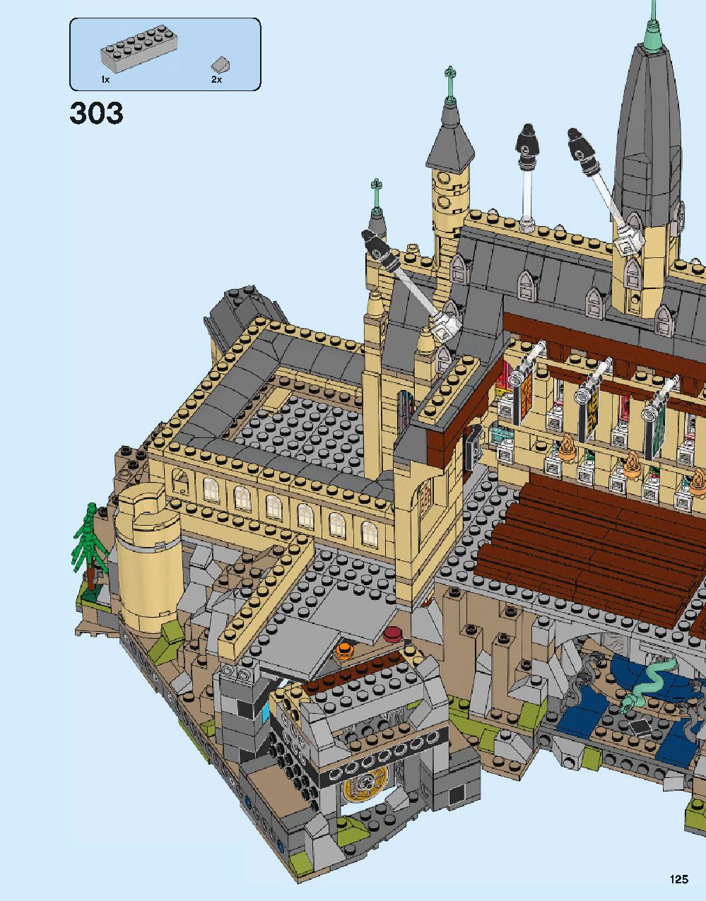 Hogwarts Castle 71043 LEGO information LEGO instructions 125 page