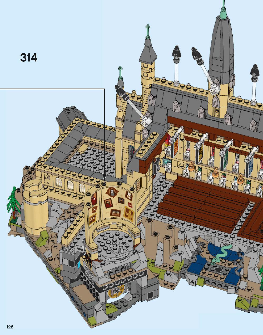 ホグワーツ城 71043 レゴの商品情報 レゴの説明書・組立方法 128 page