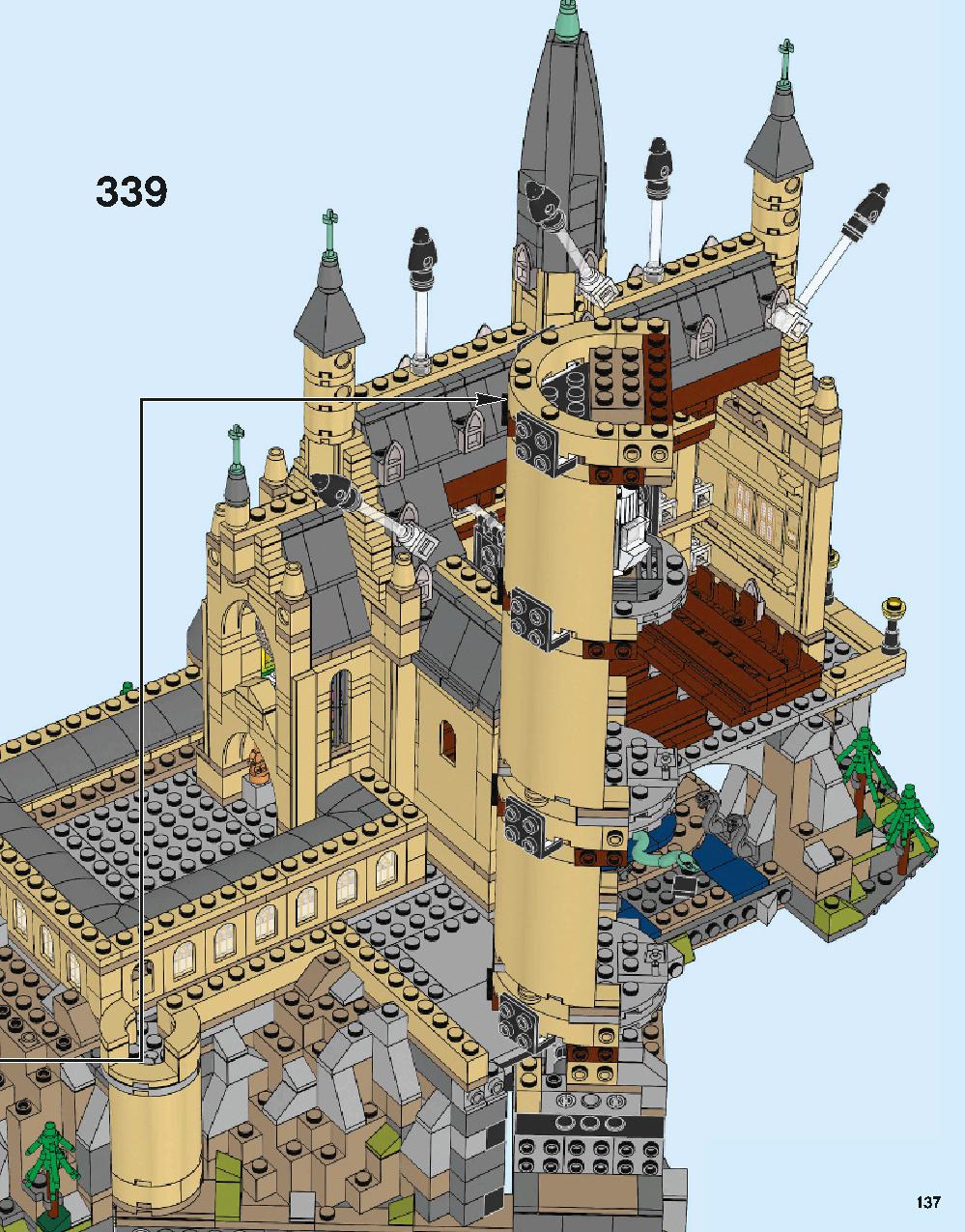 Hogwarts Castle 71043 LEGO information LEGO instructions 137 page