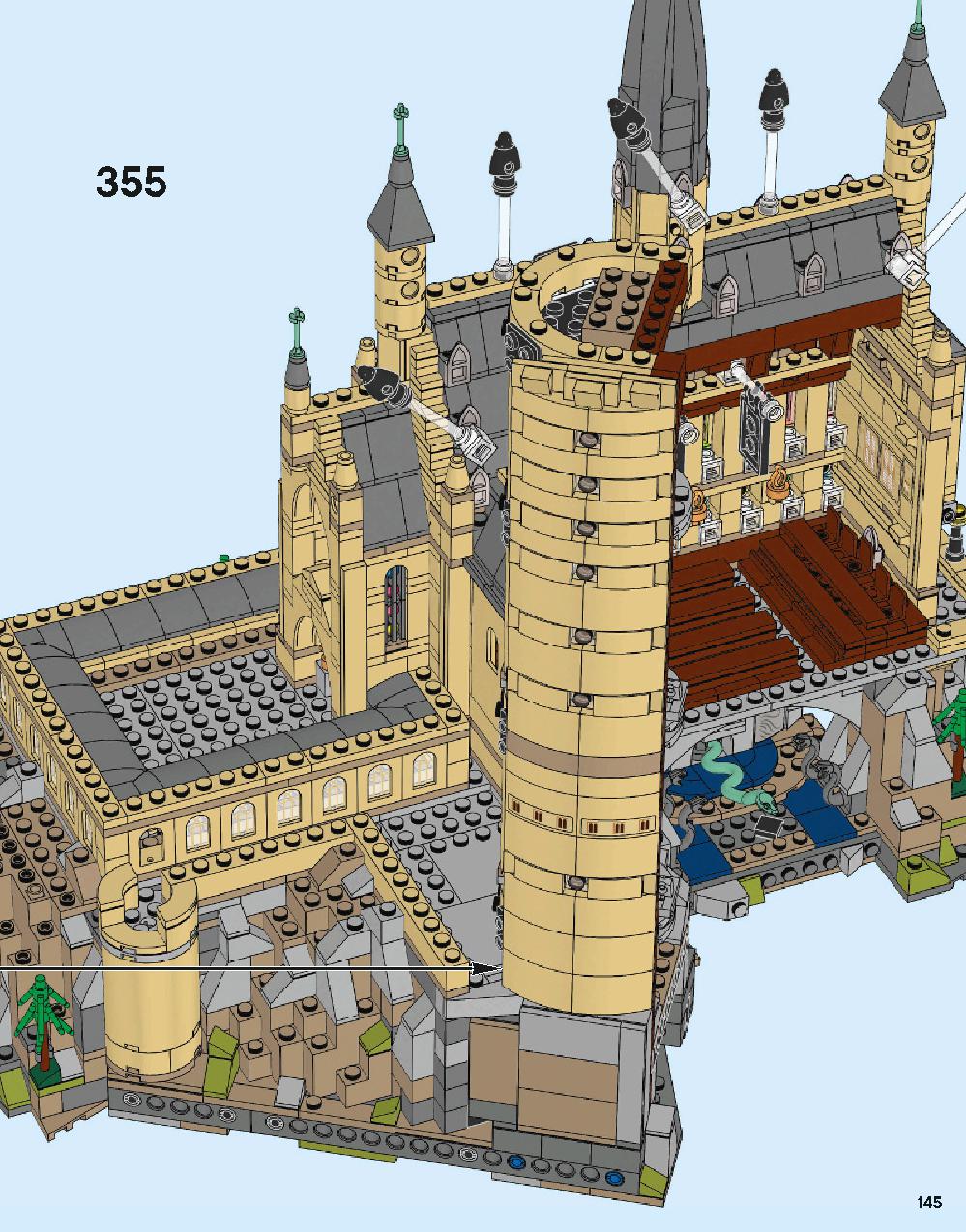 Hogwarts Castle 71043 LEGO information LEGO instructions 145 page