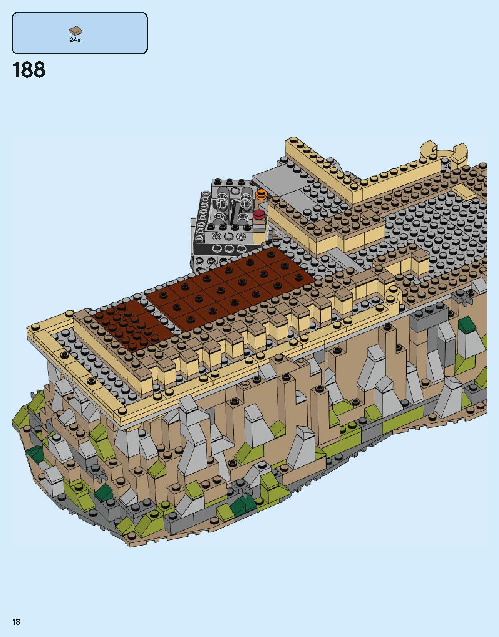 Hogwarts Castle 71043 LEGO information LEGO instructions 18 page