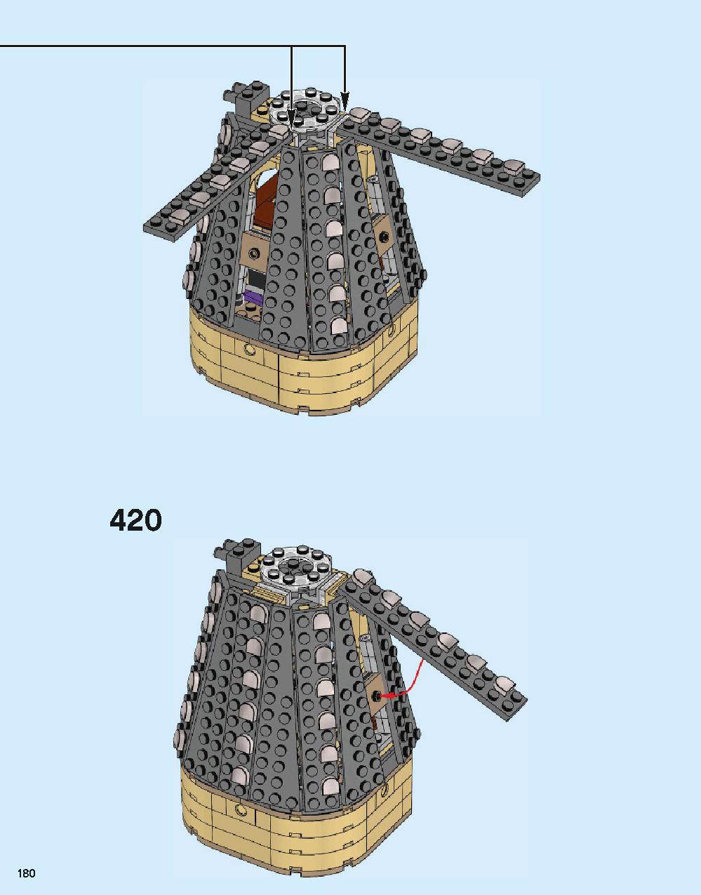 Hogwarts Castle 71043 LEGO information LEGO instructions 180 page