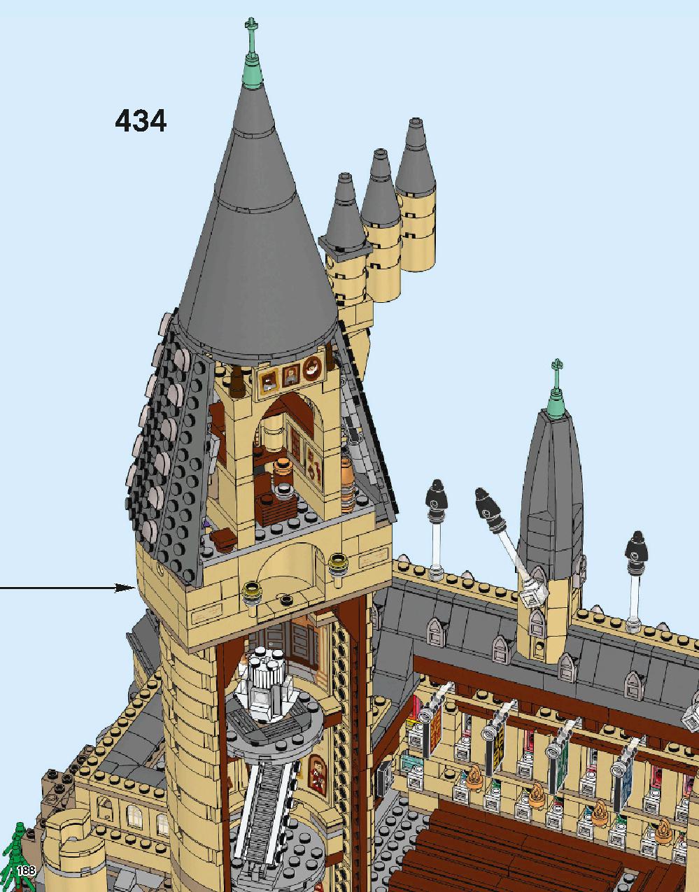 Hogwarts Castle 71043 LEGO information LEGO instructions 188 page