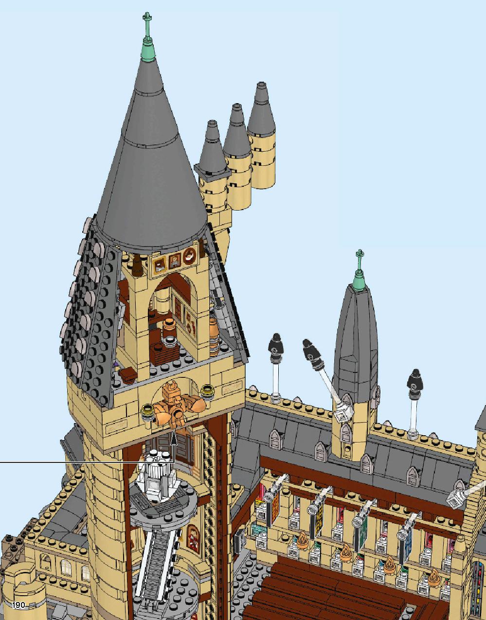 Hogwarts Castle 71043 LEGO information LEGO instructions 190 page