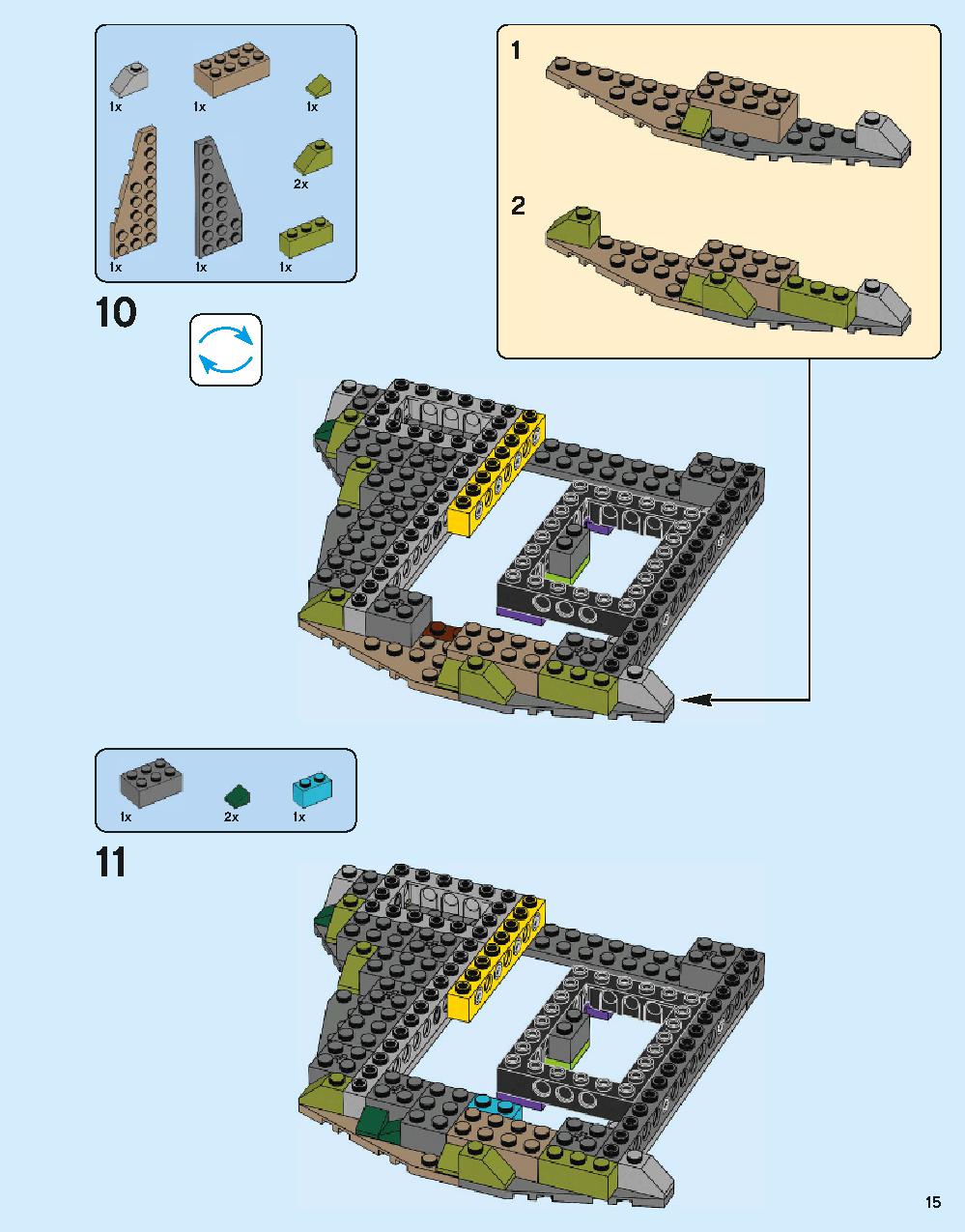 Hogwarts Castle 71043 LEGO information LEGO instructions 15 page