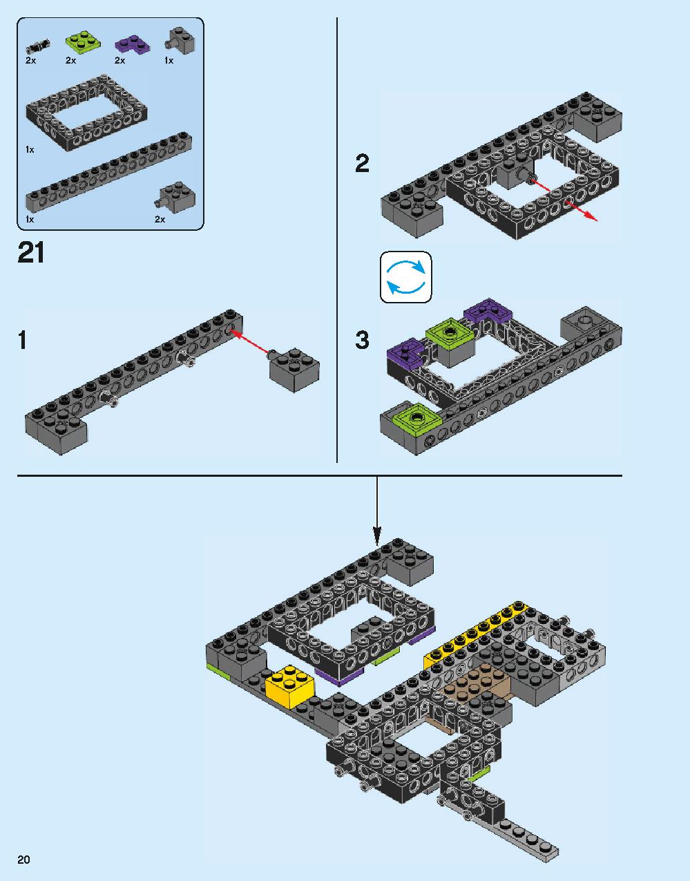 Hogwarts Castle 71043 LEGO information LEGO instructions 20 page