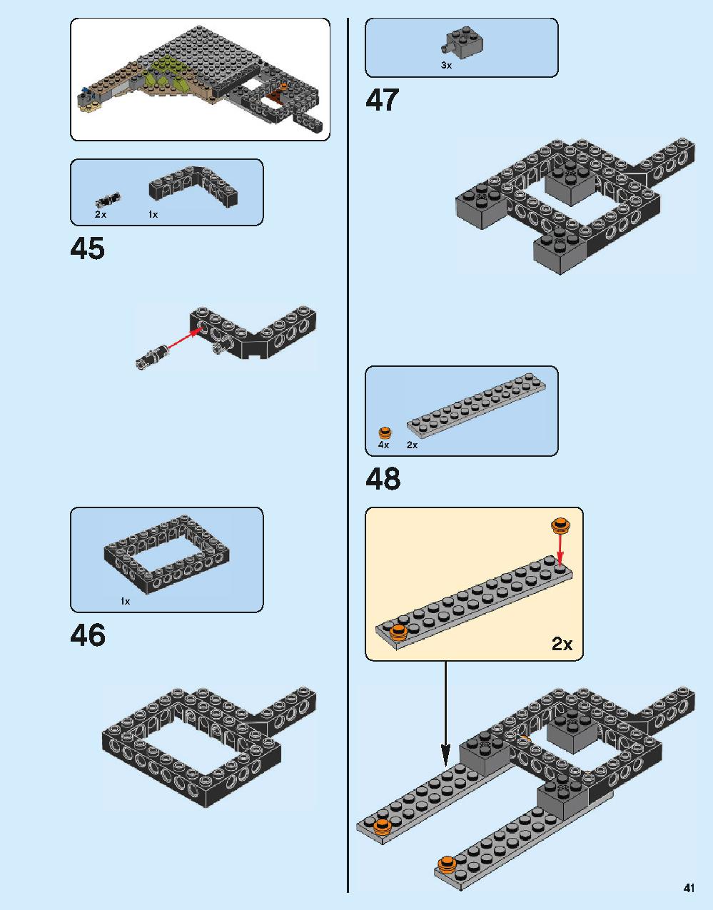 Hogwarts Castle 71043 LEGO information LEGO instructions 41 page