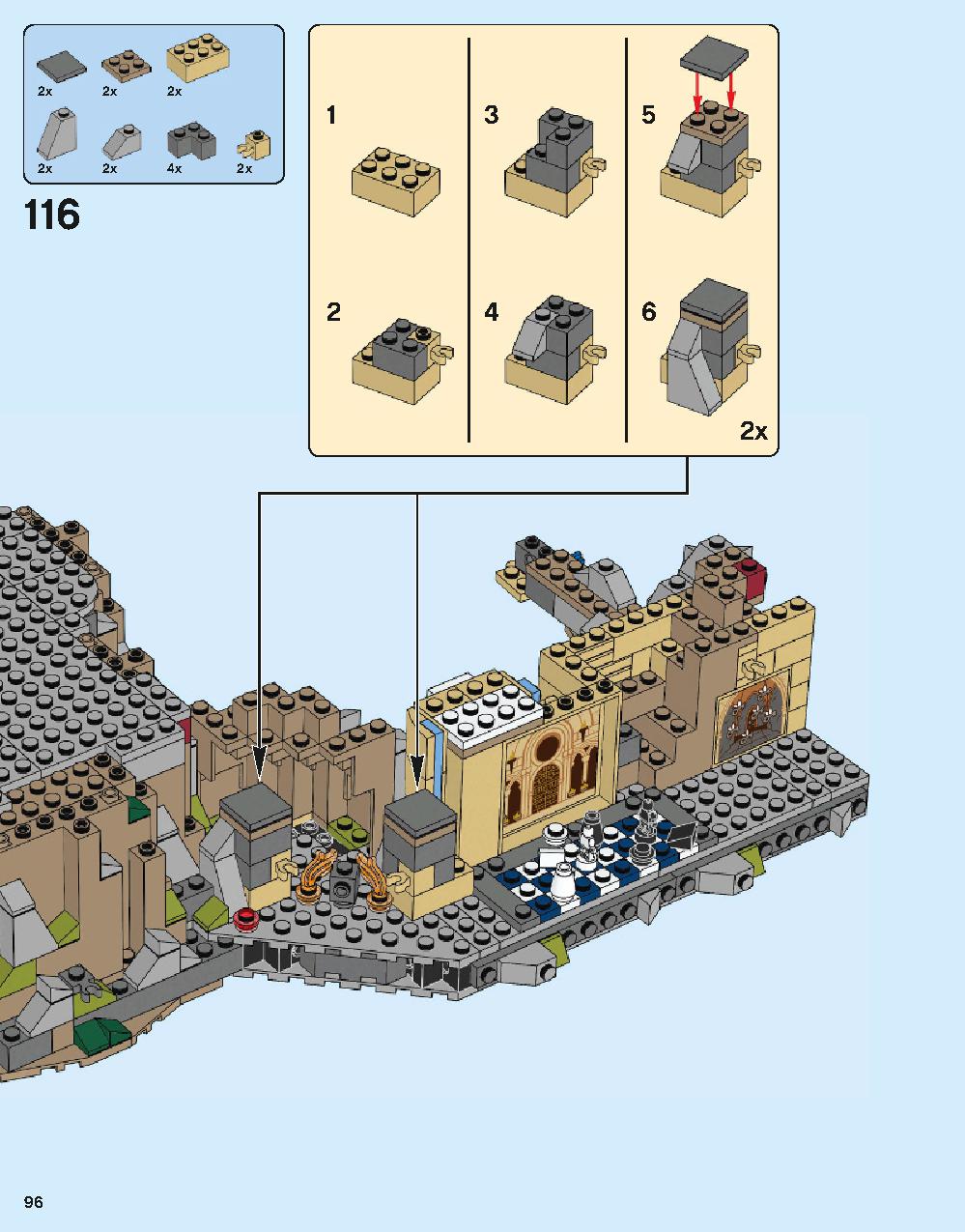 Hogwarts Castle 71043 LEGO information LEGO instructions 96 page