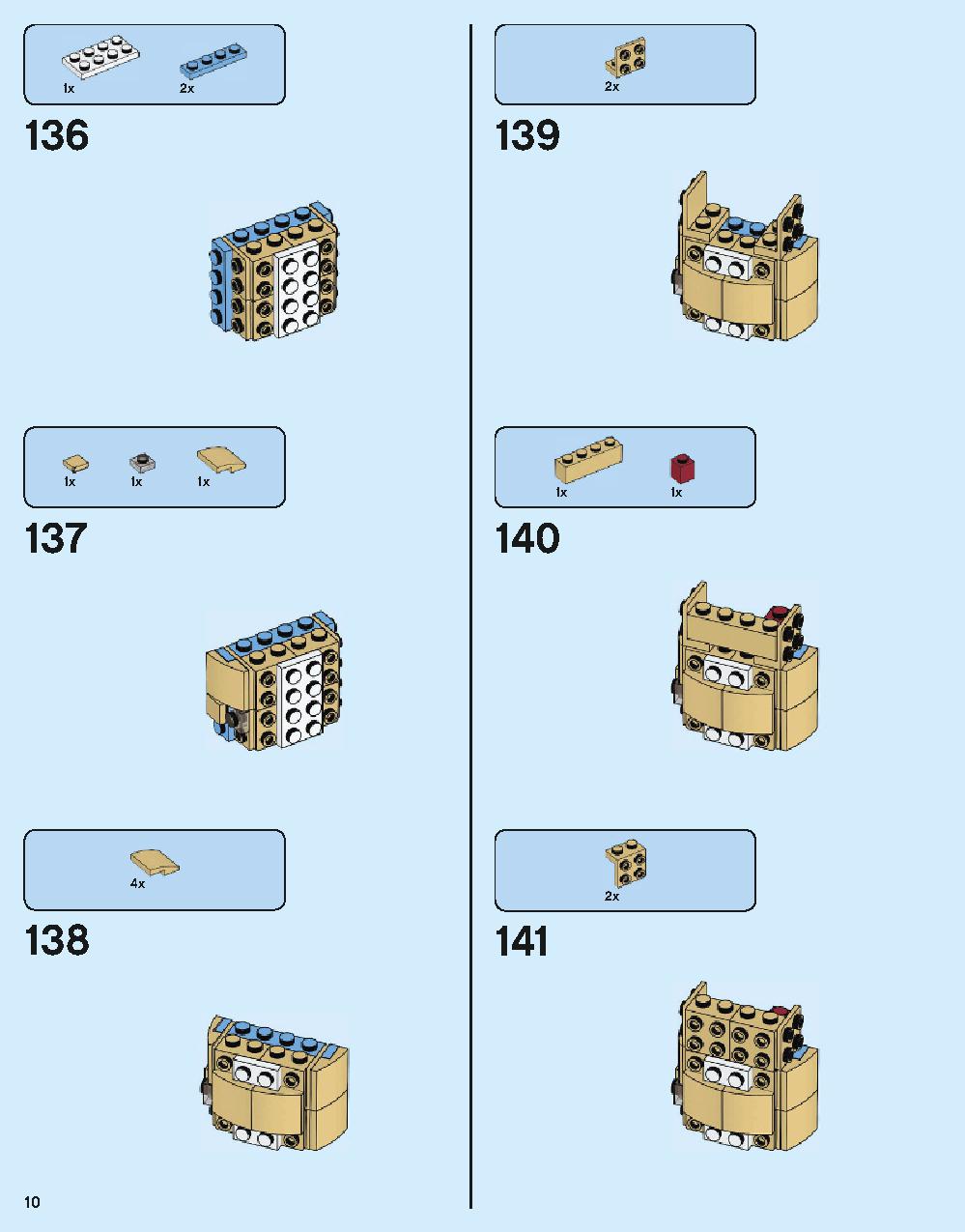 Hogwarts Castle 71043 LEGO information LEGO instructions 10 page