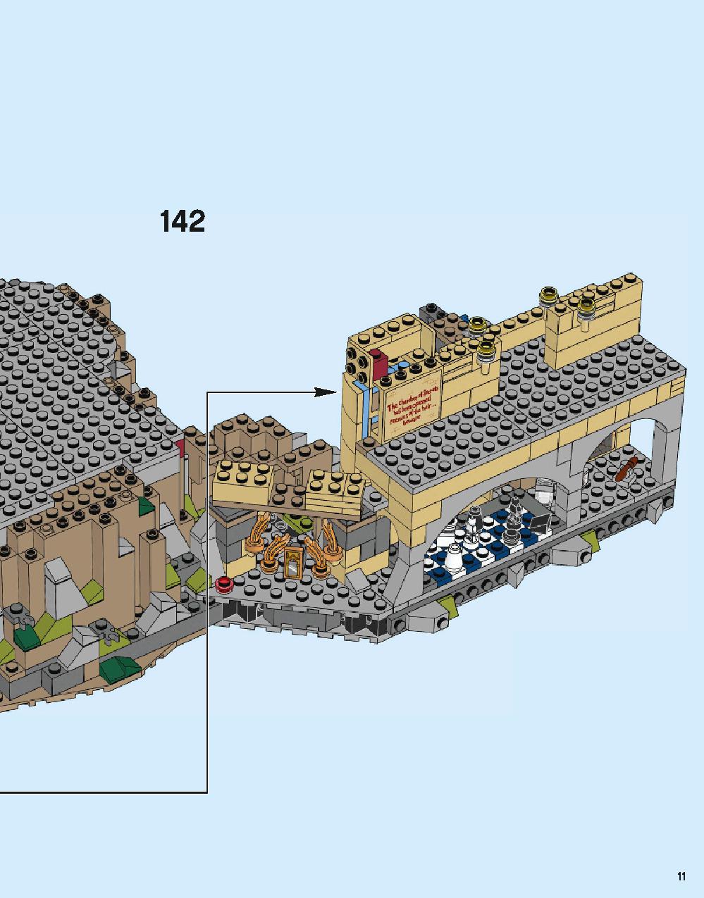 Hogwarts Castle 71043 LEGO information LEGO instructions 11 page