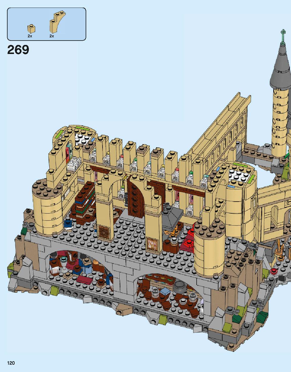 Hogwarts Castle 71043 LEGO information LEGO instructions 120 page