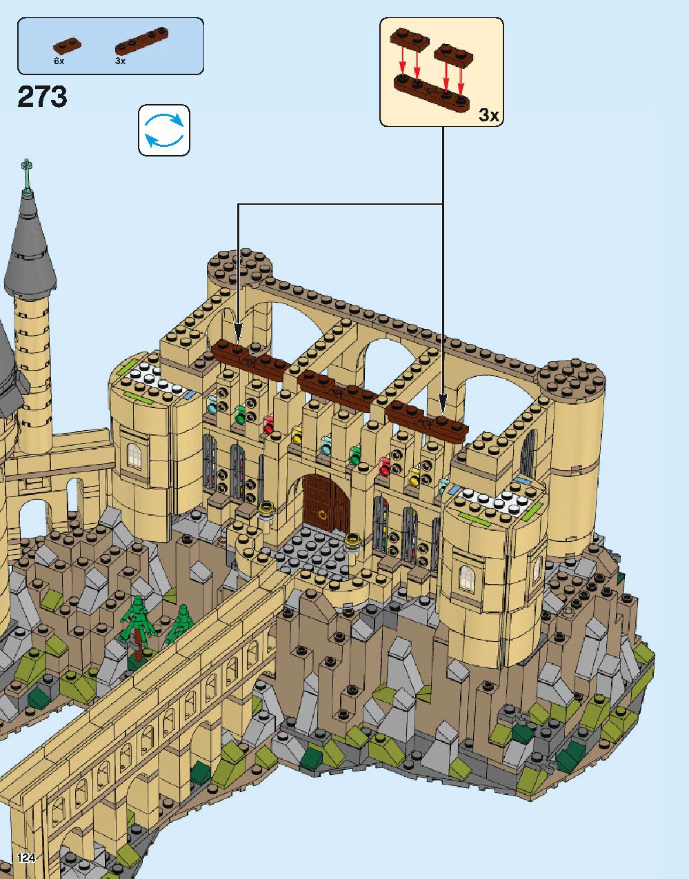 Hogwarts Castle 71043 LEGO information LEGO instructions 124 page