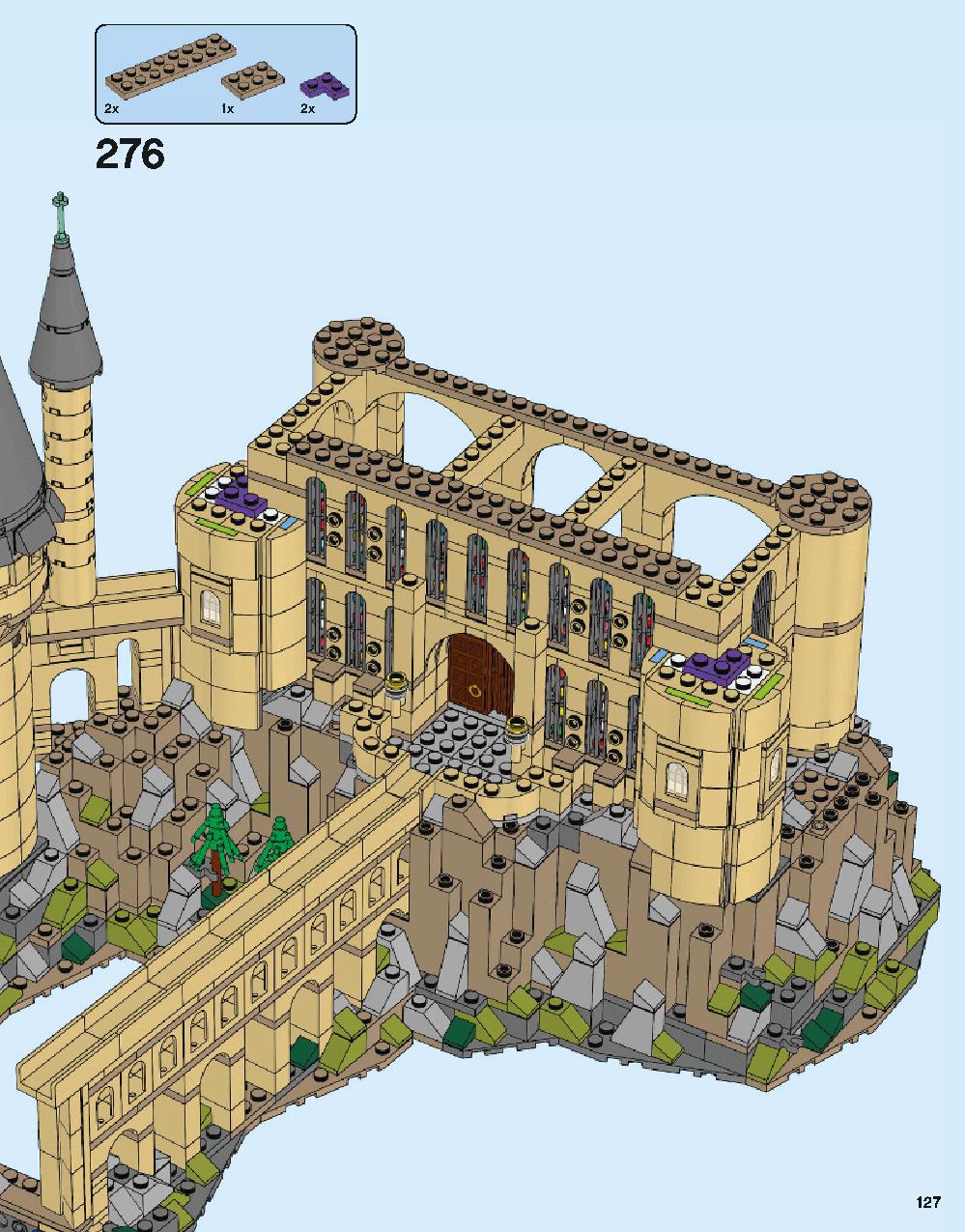 Hogwarts Castle 71043 LEGO information LEGO instructions 127 page