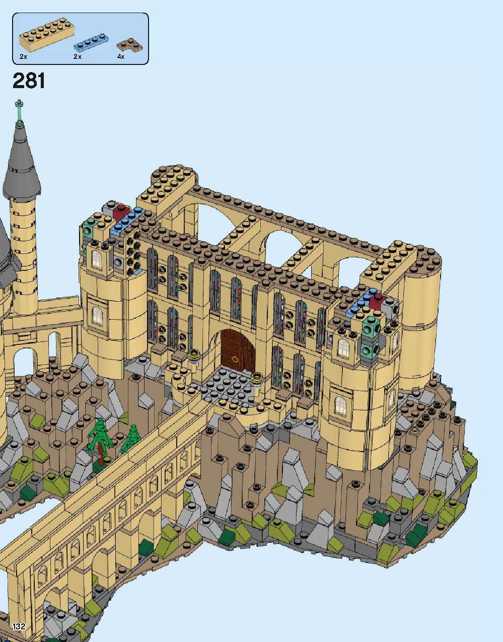 Hogwarts Castle 71043 LEGO information LEGO instructions 132 page