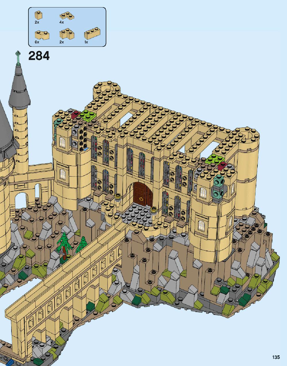 Hogwarts Castle 71043 LEGO information LEGO instructions 135 page