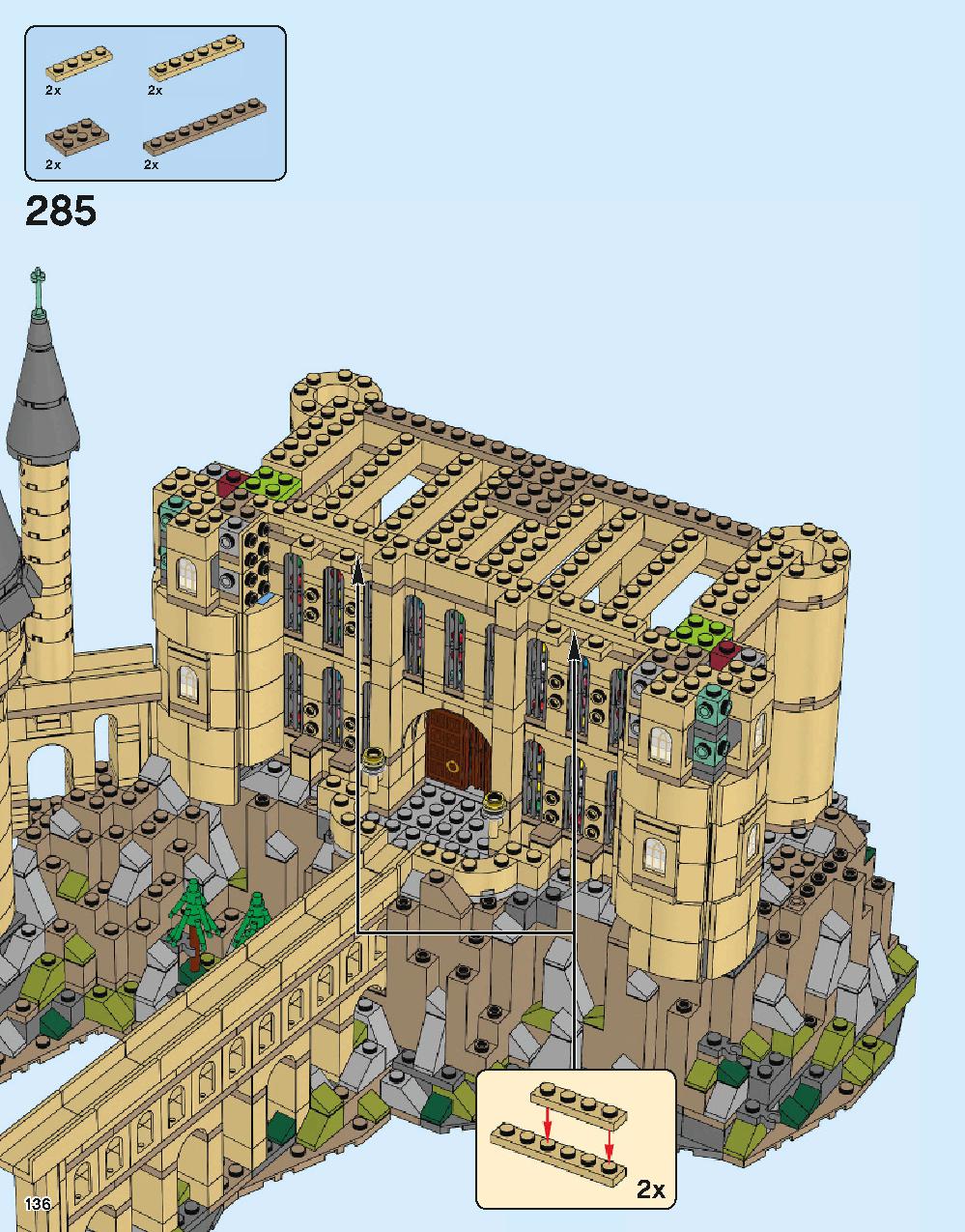 Hogwarts Castle 71043 LEGO information LEGO instructions 136 page