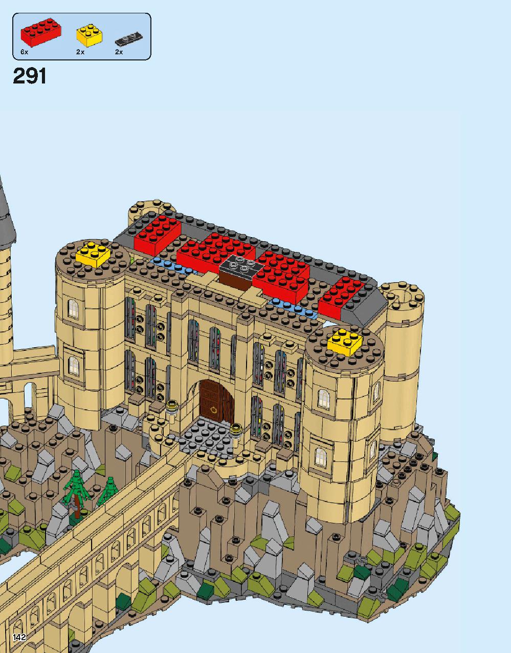 Hogwarts Castle 71043 LEGO information LEGO instructions 142 page