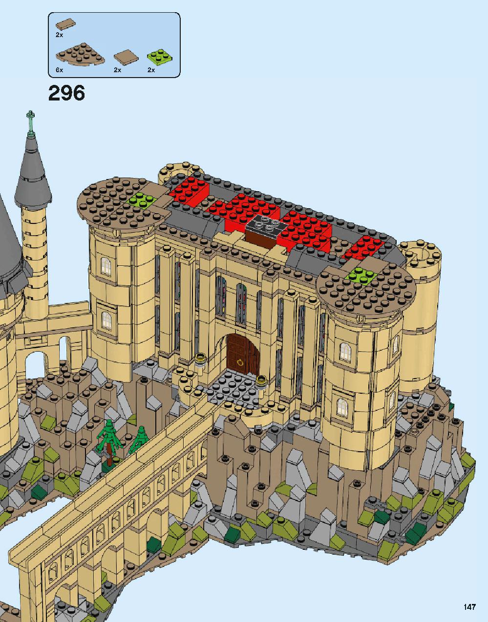 Hogwarts Castle 71043 LEGO information LEGO instructions 147 page