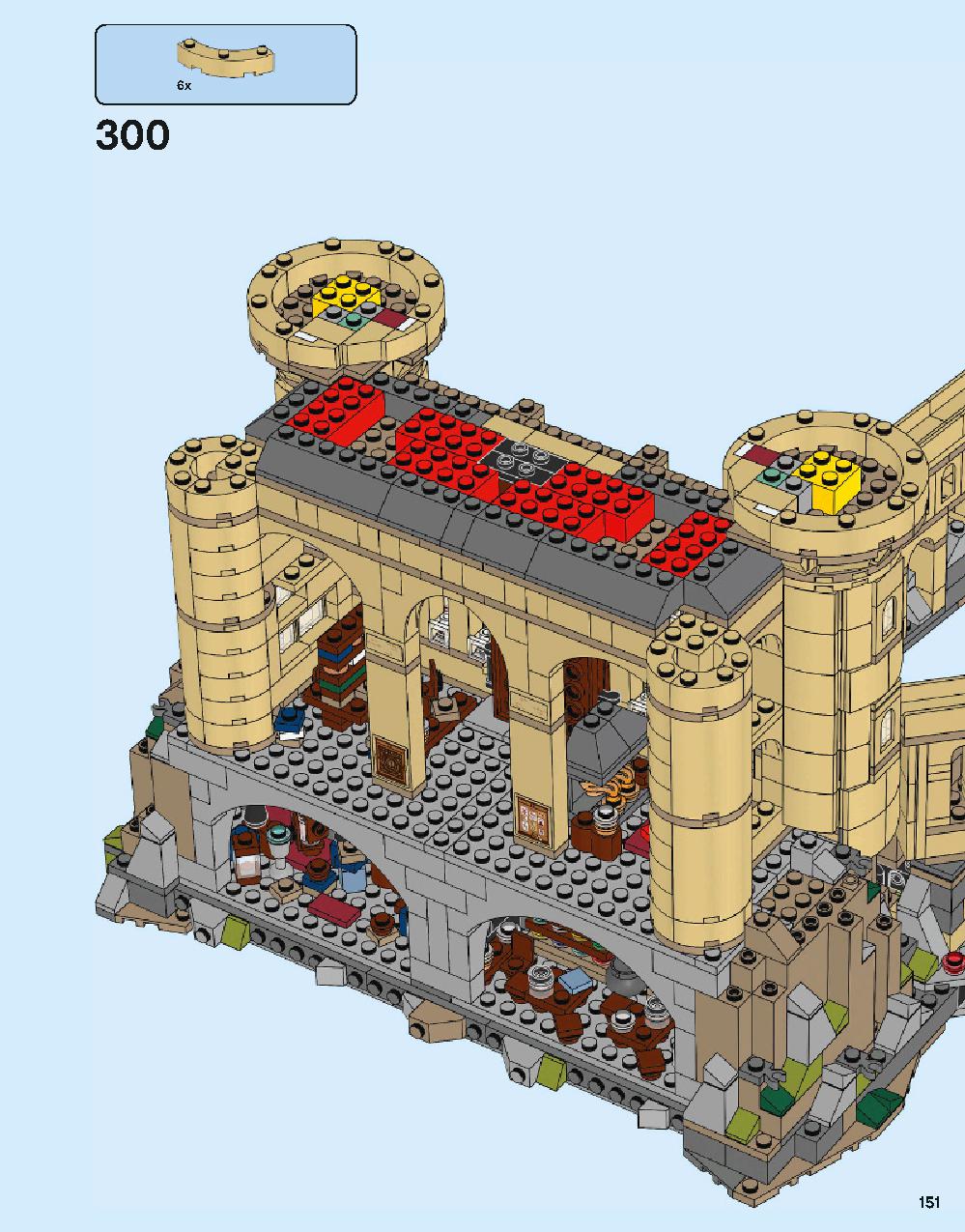 Hogwarts Castle 71043 LEGO information LEGO instructions 151 page