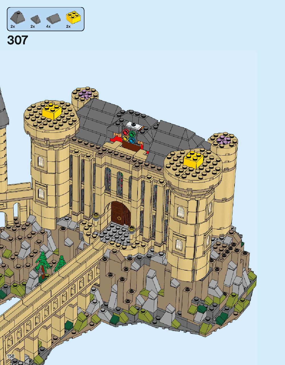 Hogwarts Castle 71043 LEGO information LEGO instructions 158 page