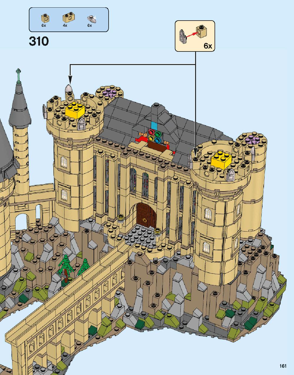Hogwarts Castle 71043 LEGO information LEGO instructions 161 page