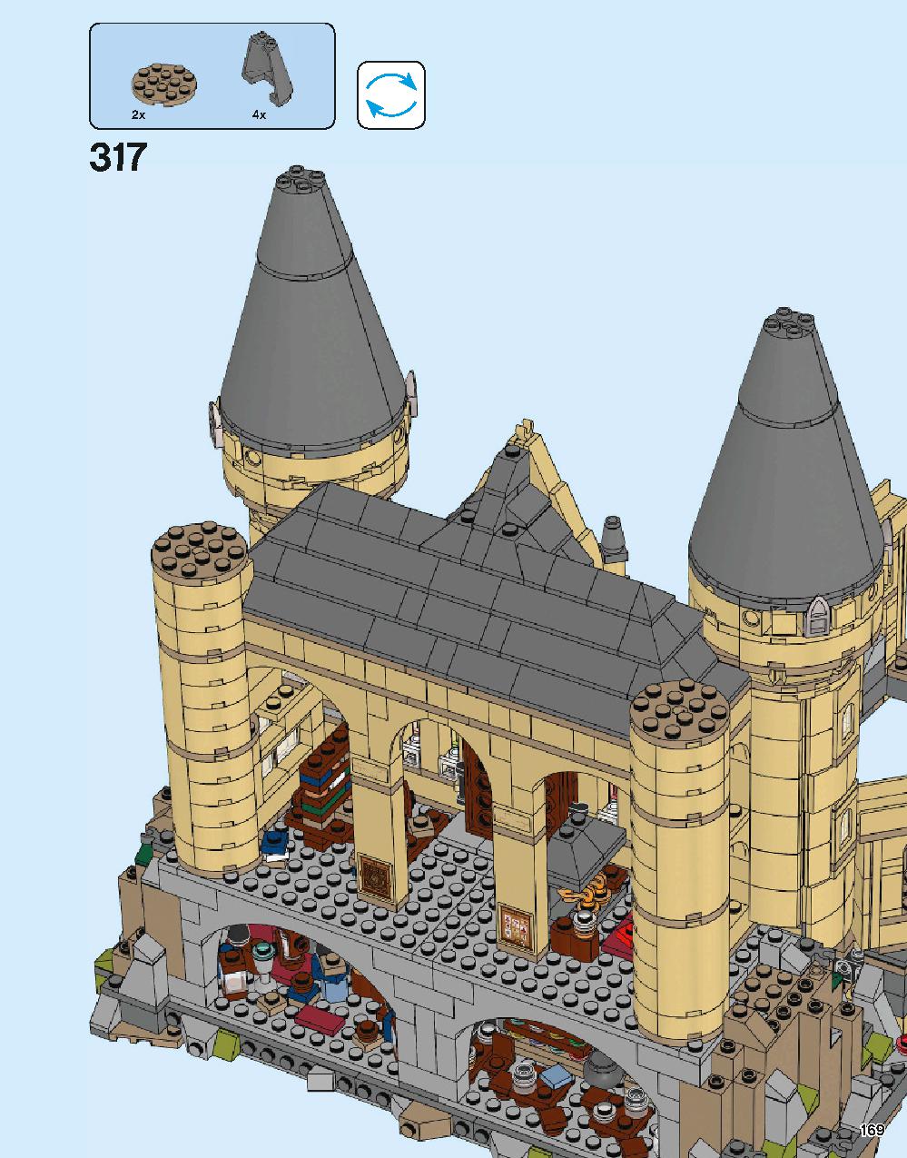 Hogwarts Castle 71043 LEGO information LEGO instructions 169 page