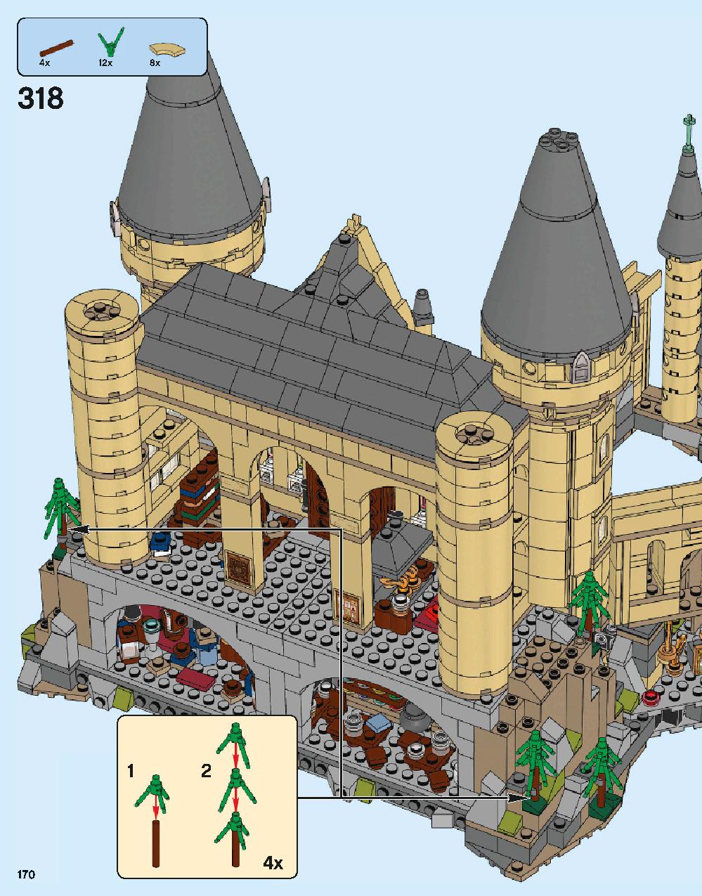 Hogwarts Castle 71043 LEGO information LEGO instructions 170 page