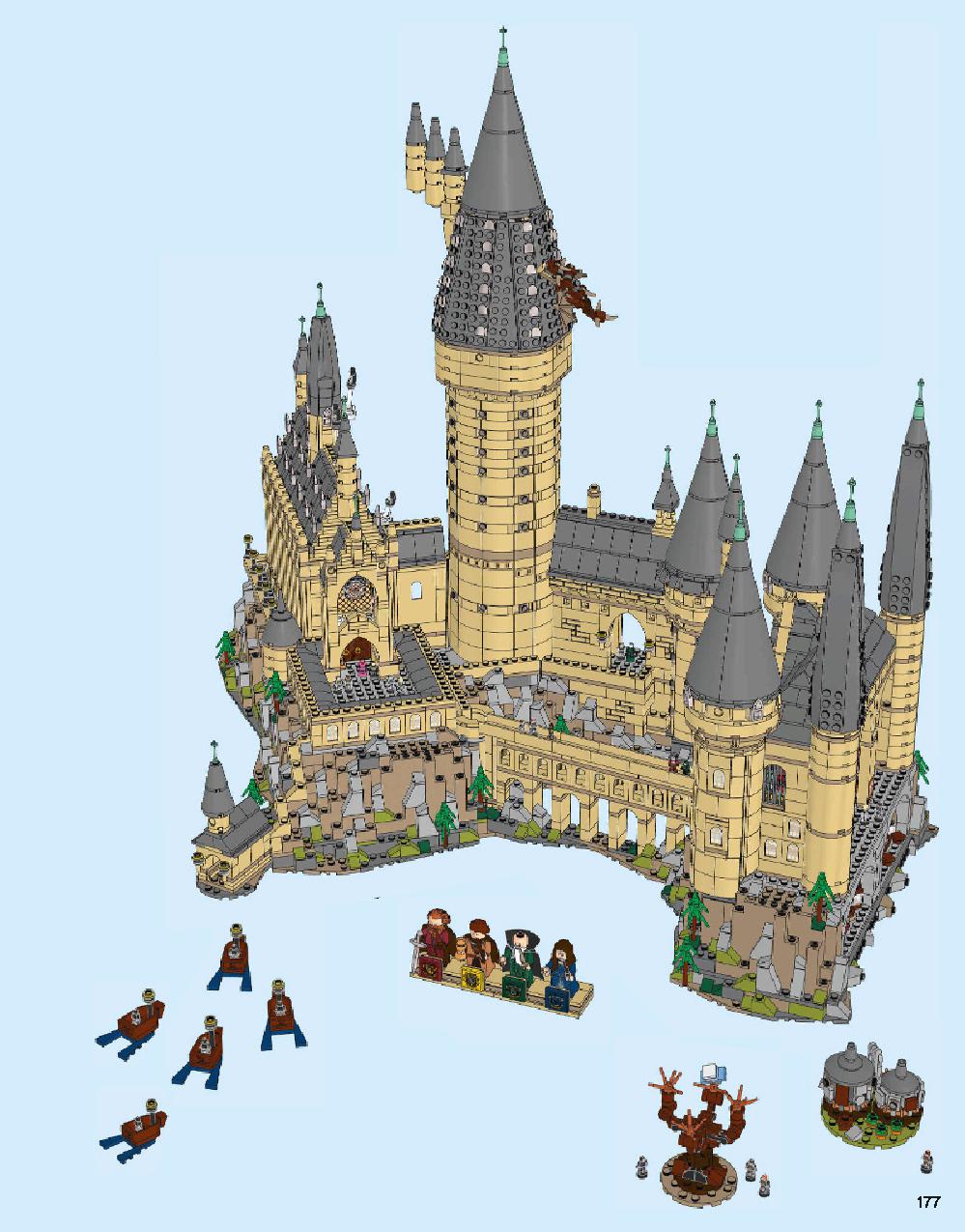 Hogwarts Castle 71043 LEGO information LEGO instructions 177 page