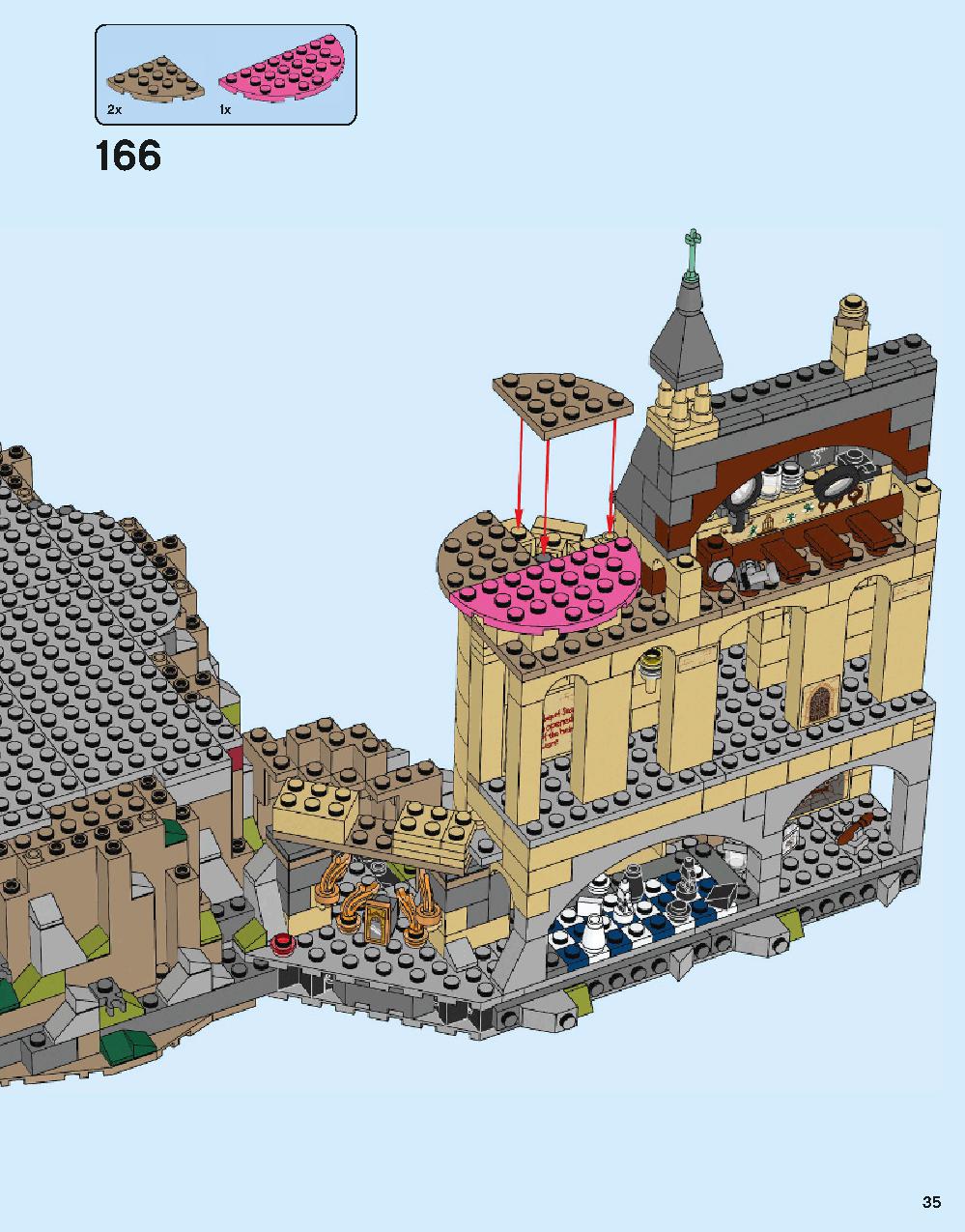 Hogwarts Castle 71043 LEGO information LEGO instructions 35 page