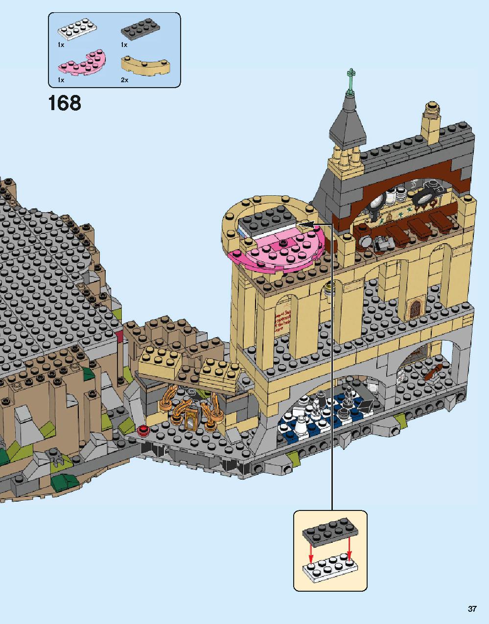 Hogwarts Castle 71043 LEGO information LEGO instructions 37 page