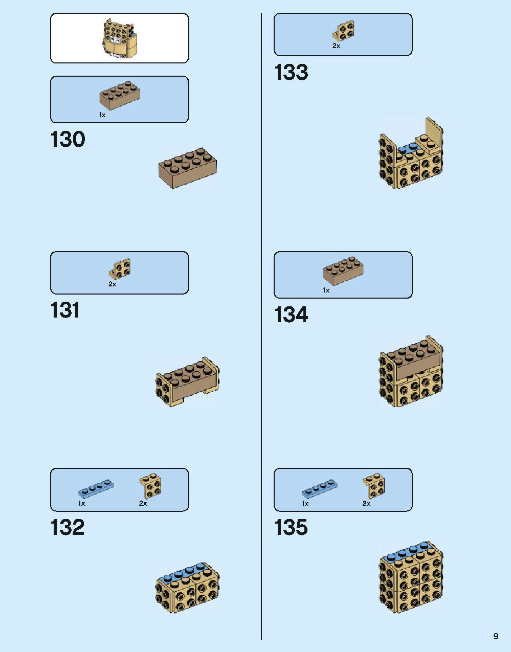 Hogwarts Castle 71043 LEGO information LEGO instructions 9 page