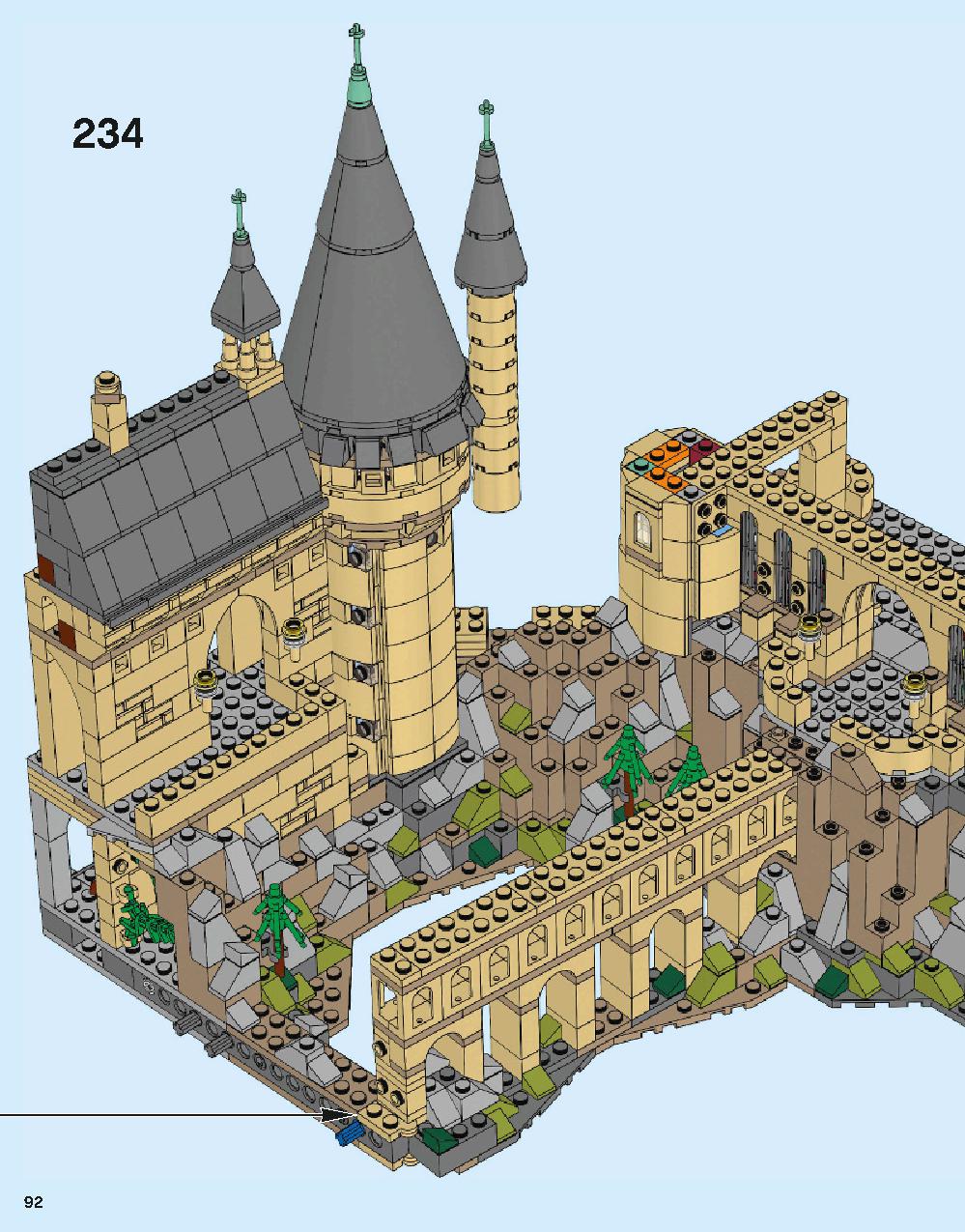Hogwarts Castle 71043 LEGO information LEGO instructions 92 page
